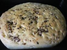Brot: Focaccia mit Rosmarin - Rezept