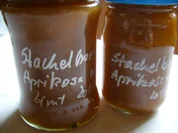 Konfitüre & Co: Stachelbeer - Aprikose mit Zimt 2014 - Rezept