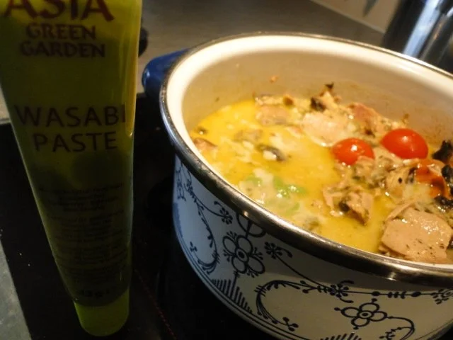 Käse-sahne-Weinsauce mit garnelen  und frischen Champignons - Rezept - Bild Nr. 8