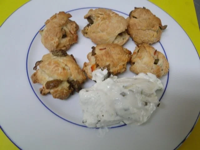 Käse-sahne-Weinsauce mit garnelen  und frischen Champignons - Rezept - Bild Nr. 10