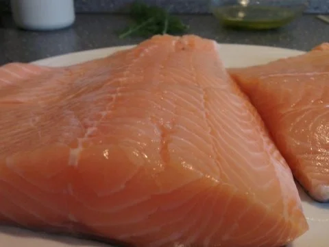 Lachsfilet aus dem Backofen - Rezept