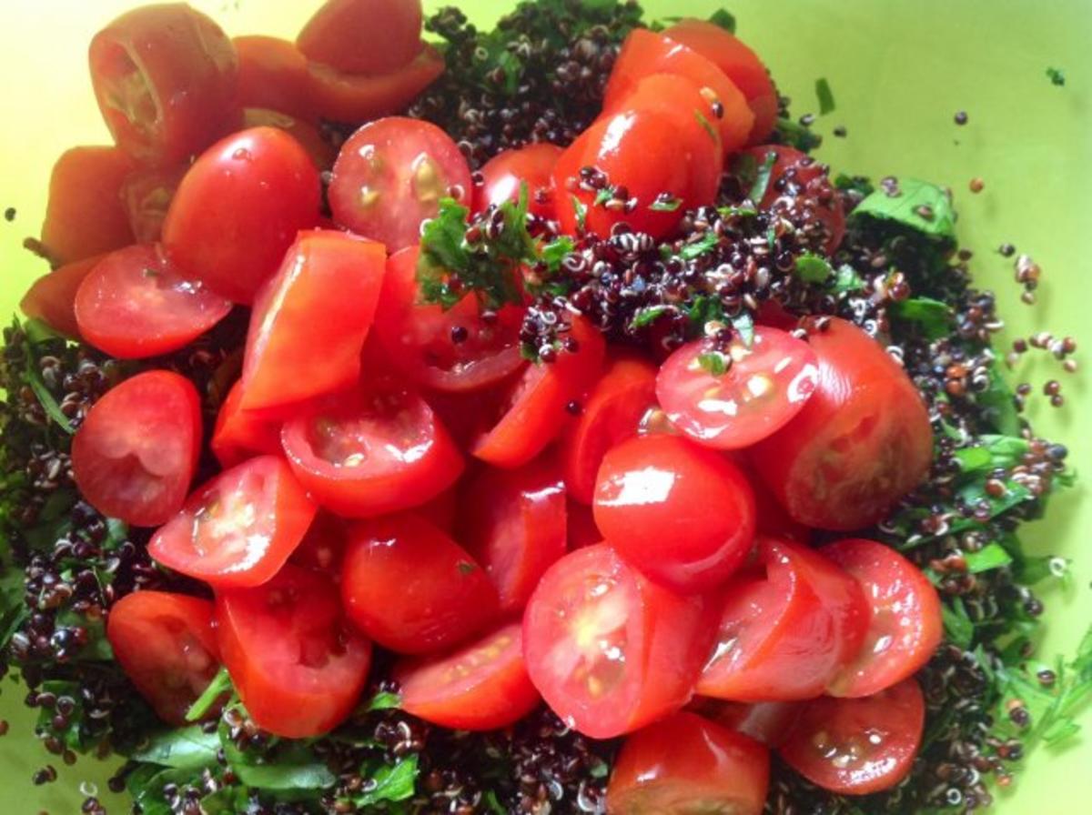 Tabouleh mit schwarzem Quinoa - Rezept - Bild Nr. 7