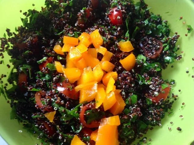 Rezept: Tabouleh mit schwarzem Quinoa Bild Nr. 8 Tabouleh mit schwarzem Quinoa - Rezept - Bild Nr. 8