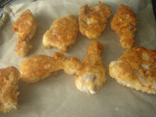 Rezept: Panierte Hähnchenschenkel Bild Nr. 4 Panierte Hähnchenschenkel - Rezept - Bild Nr. 4