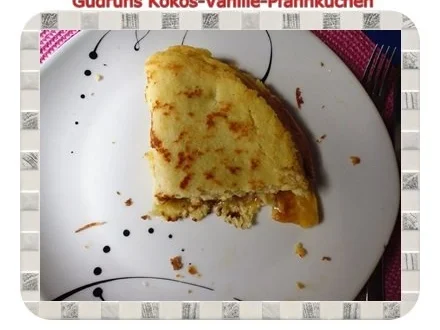 Kuchen: Kokos-Vanille-Pfannkuchen mit Honig und Erdbeermarmelade - Rezept - Bild Nr. 12