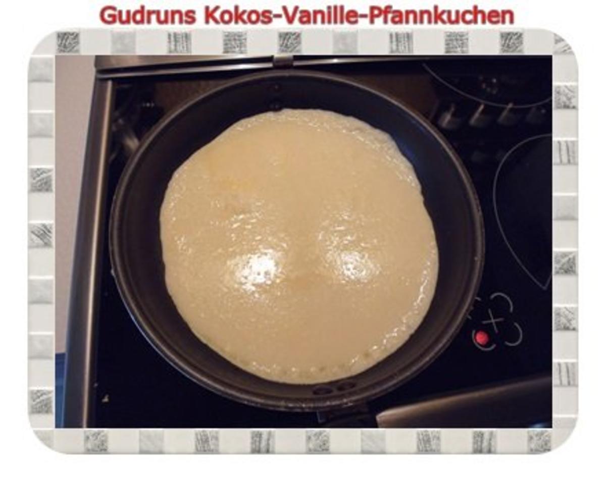 Kuchen: Kokos-Vanille-Pfannkuchen mit Honig und Erdbeermarmelade - Rezept - Bild Nr. 16