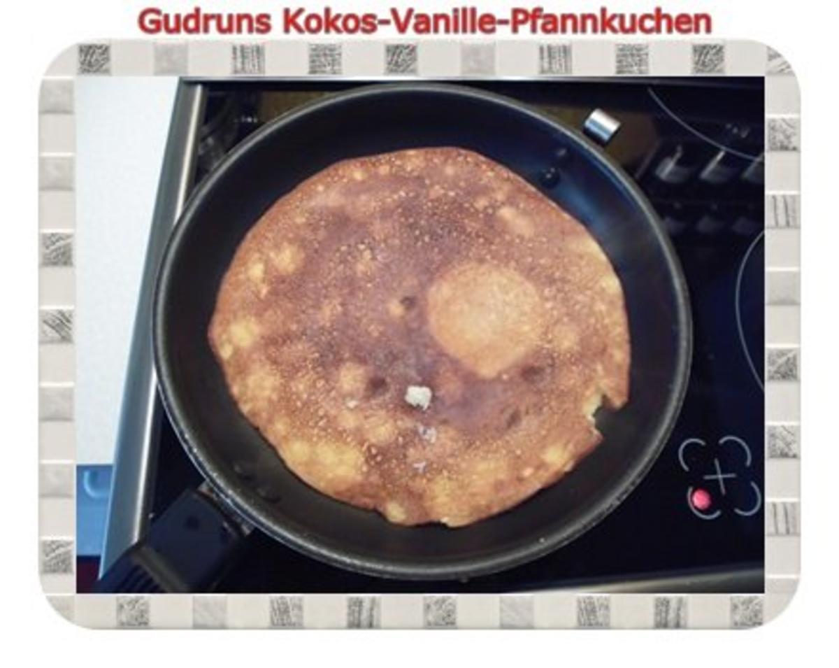 Kuchen: Kokos-Vanille-Pfannkuchen mit Honig und Erdbeermarmelade - Rezept - Bild Nr. 17