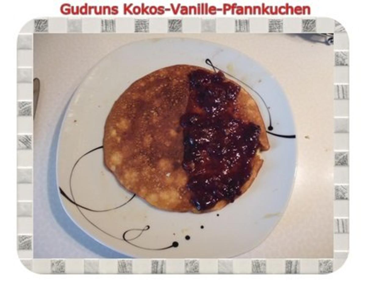 Kuchen: Kokos-Vanille-Pfannkuchen mit Honig und Erdbeermarmelade - Rezept - Bild Nr. 18