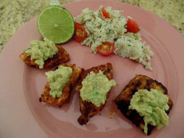Rezept: Mexiko-Fisch mit Guacamole Mexiko-Fisch mit Guacamole - Rezept