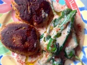 Falafel Bouletten mit Bratpaprika  in Tomatensoße - Rezept - Bild Nr. 2