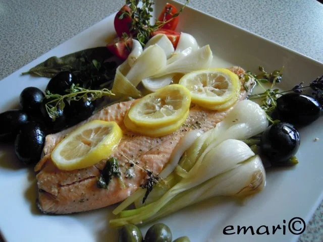 mediterane Lachs Pfanne - Rezept - Bild Nr. 8