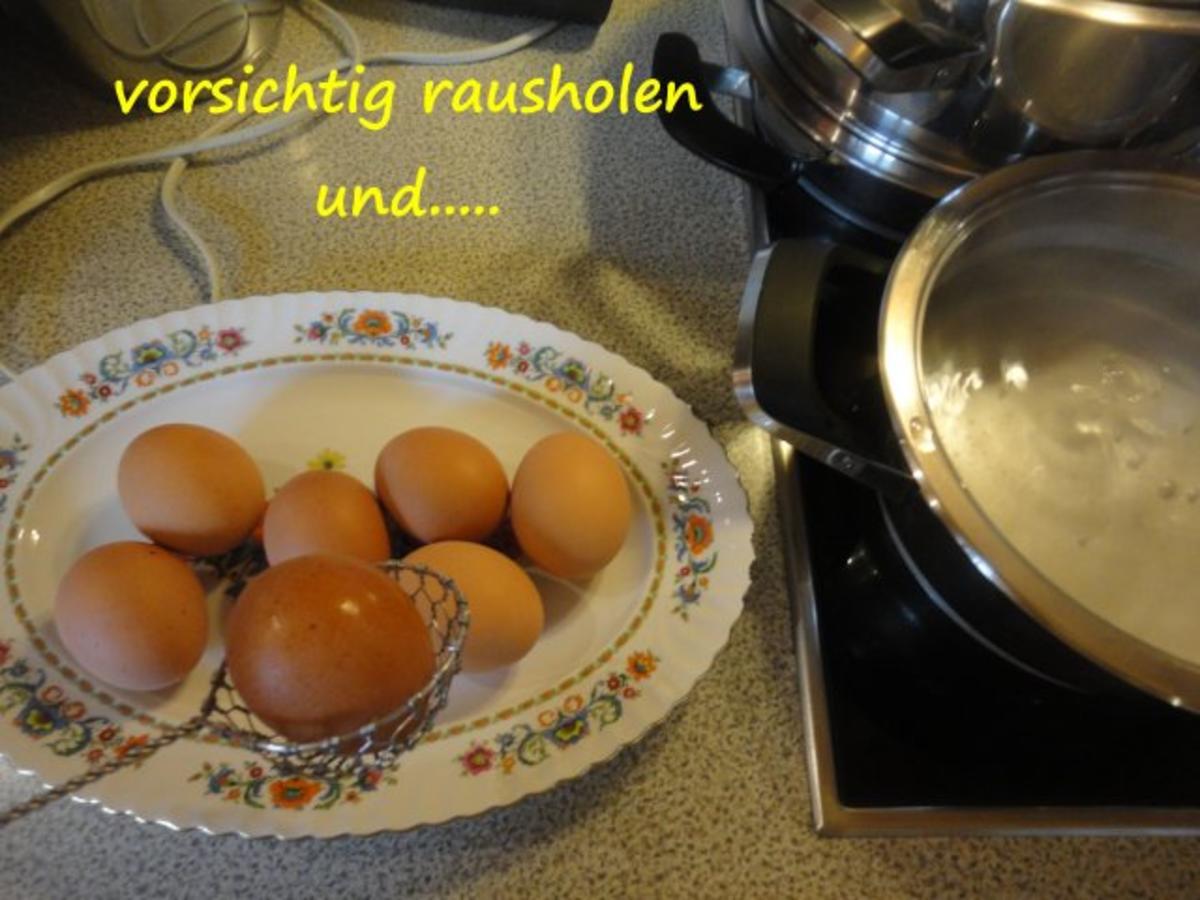 Salat mit weichem Ei und Knusperspeck - Rezept - Bild Nr. 3