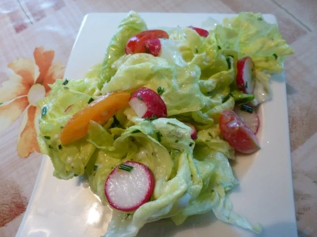 Ein frischer Gartensalat - Rezept