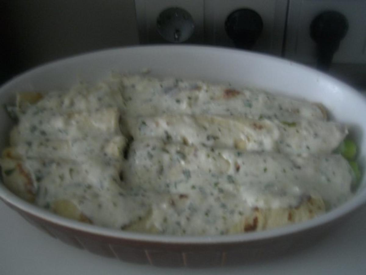 Gratinierte Spargel-Pfannkuchen - Rezept - Bild Nr. 3