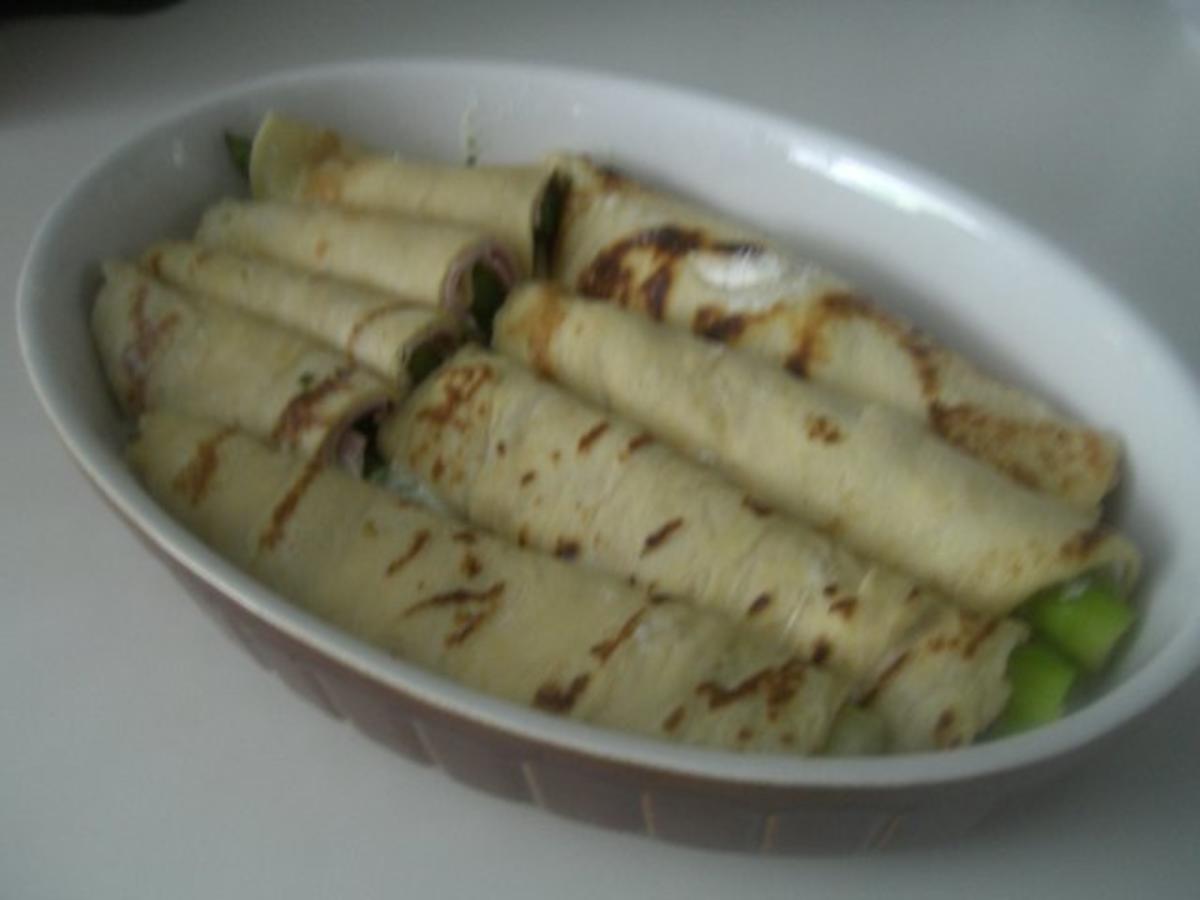 Gratinierte Spargel-Pfannkuchen - Rezept - Bild Nr. 4