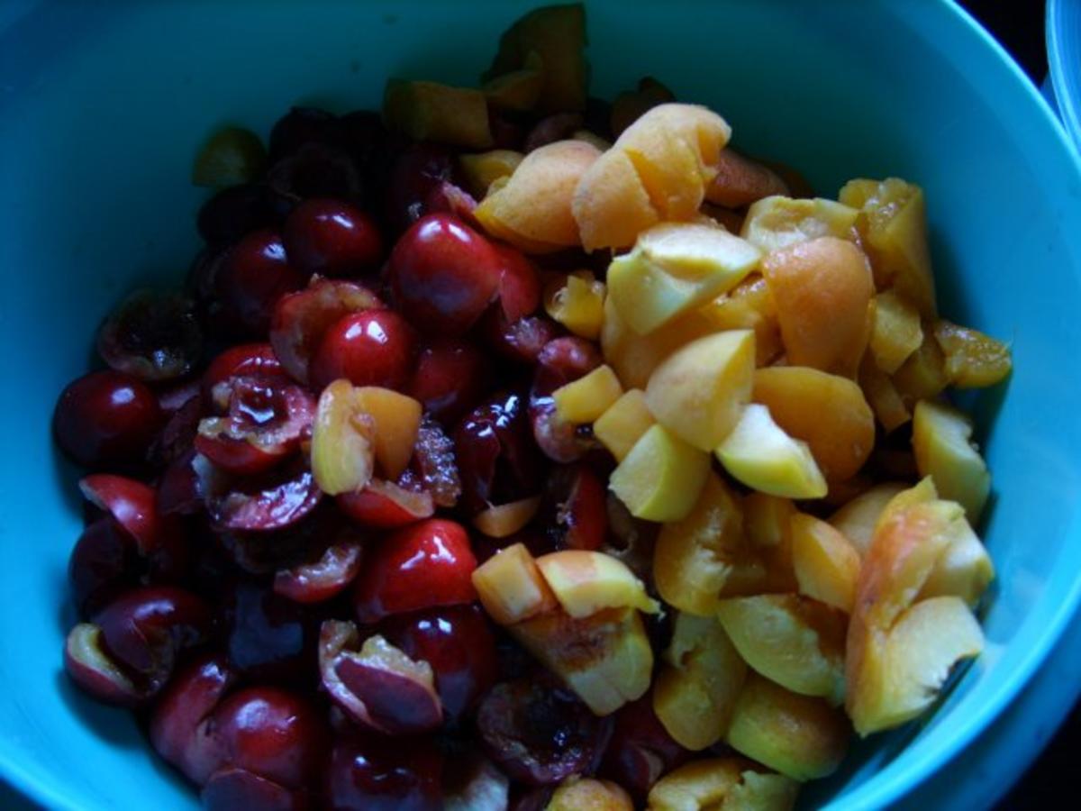 Konfitüre & Co: Kirsche - Aprikose und Aronialikör - Rezept - Bild Nr. 2