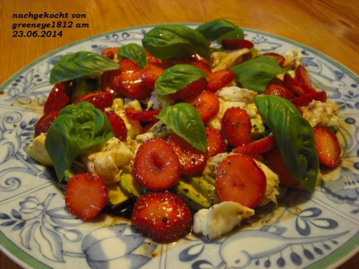 Avocado-Erdbeersalat mit Büffelmozzarella - Rezept - Bild Nr. 10