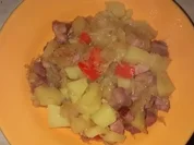 Sauerkrautpfanne mit Kassler, Ananas u.Paprika - Rezept