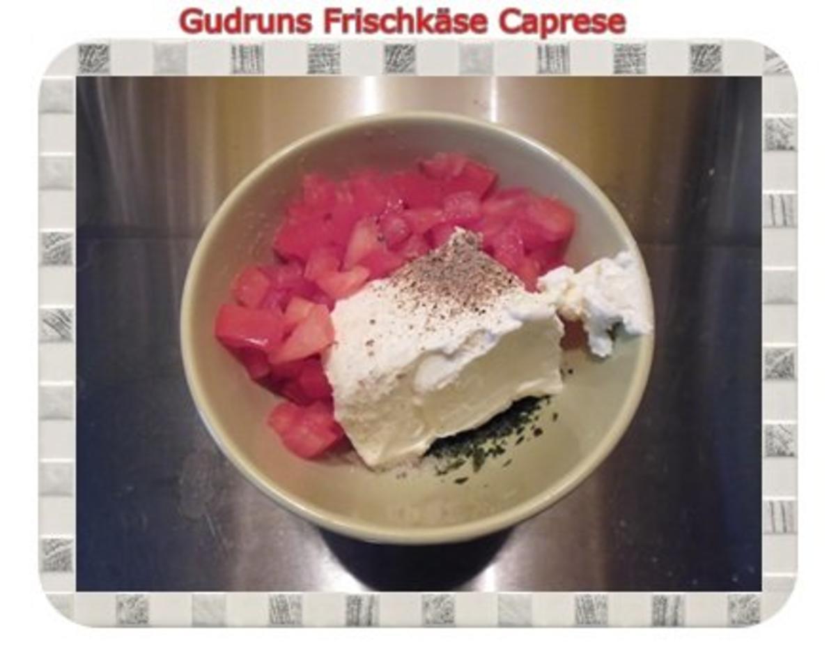 Brotaufstrich: Frischkäse Caprese - Rezept - Bild Nr. 4