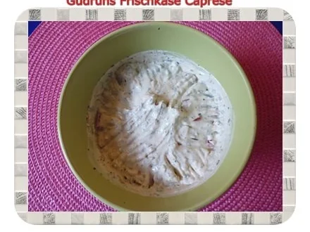 Brotaufstrich: Frischkäse Caprese - Rezept - Bild Nr. 7