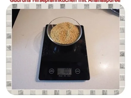 Kuchen: Hirsepfannkuchen mit Ananaspüree - Rezept - Bild Nr. 2