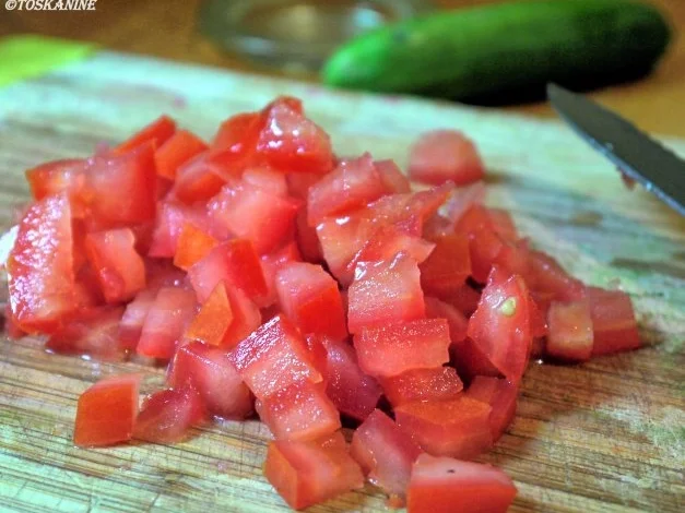 Belugalinsensalat mit Bergpfirsichen - Rezept - Bild Nr. 4