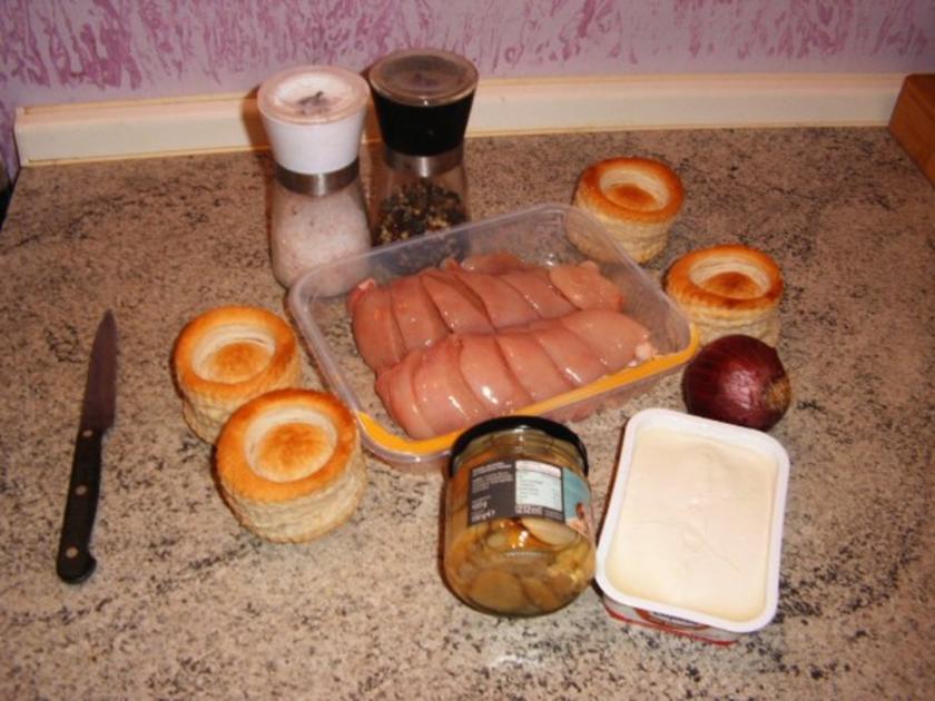 Gefüllte Blätterteig- Pasteten - Rezept - kochbar.de