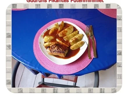 Rezept: Geflügel: Pikantes Putenminifilet mit Kartoffelspalten Bild Nr. 21 Geflügel: Pikantes Putenminifilet mit Kartoffelspalten - Rezept - Bild Nr. 21