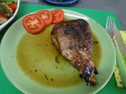 Putenoberkeule mit Gemüse Quer durch den Garten - Rezept