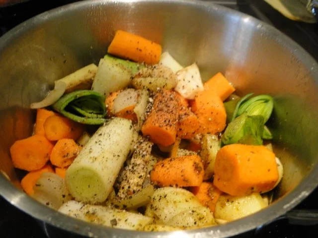 Putenoberkeule mit Gemüse Quer durch den Garten - Rezept - Bild Nr. 9