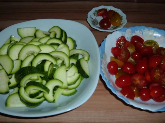 Rezept: Fisch : Lachs mit Gemüschen Bild Nr. 3 Fisch : Lachs mit Gemüschen - Rezept - Bild Nr. 3