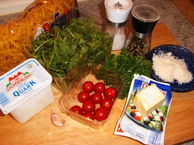 Rezept: Nudeln mit Rucola-Soße Bild Nr. 2 Nudeln mit Rucola-Soße - Rezept - Bild Nr. 2