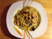 Würzig-scharfe Garnelen mit Pasta - Rezept