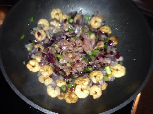 Würzig-scharfe Garnelen mit Pasta - Rezept - Bild Nr. 4