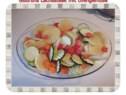 Fisch: Lachssteak mit Ofengemüse - Rezept - Bild Nr. 3