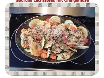 Fisch: Lachssteak mit Ofengemüse - Rezept - Bild Nr. 6