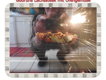 Fisch: Lachssteak mit Ofengemüse - Rezept - Bild Nr. 7