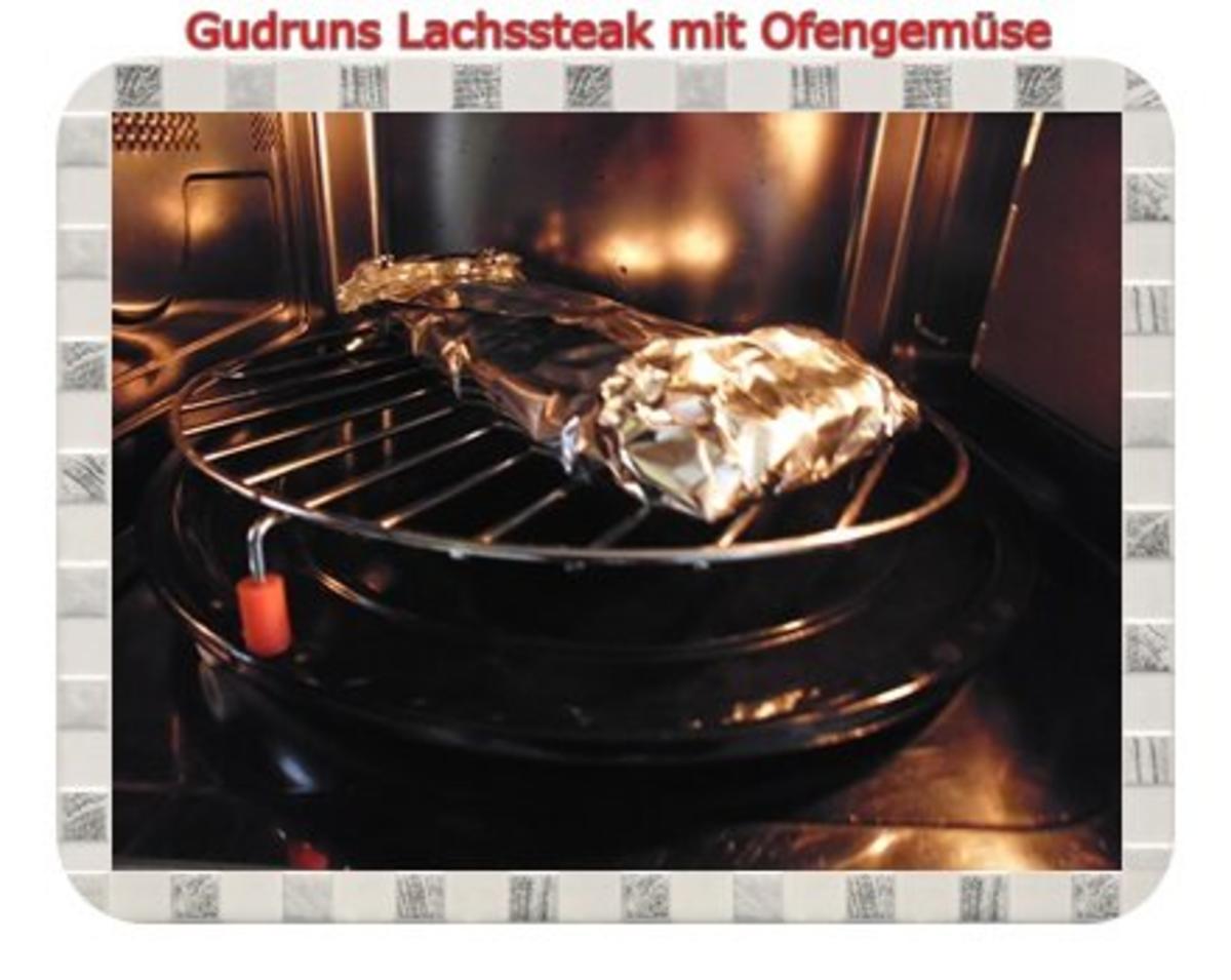 Fisch: Lachssteak mit Ofengemüse - Rezept - Bild Nr. 13