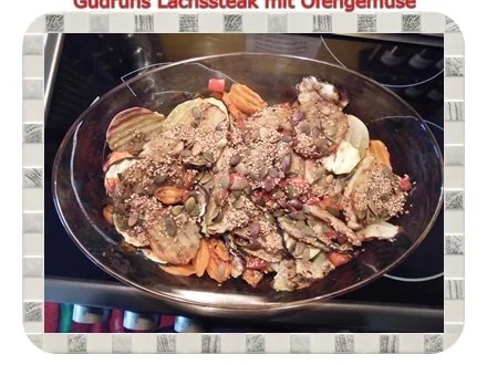 Fisch: Lachssteak mit Ofengemüse - Rezept - Bild Nr. 14