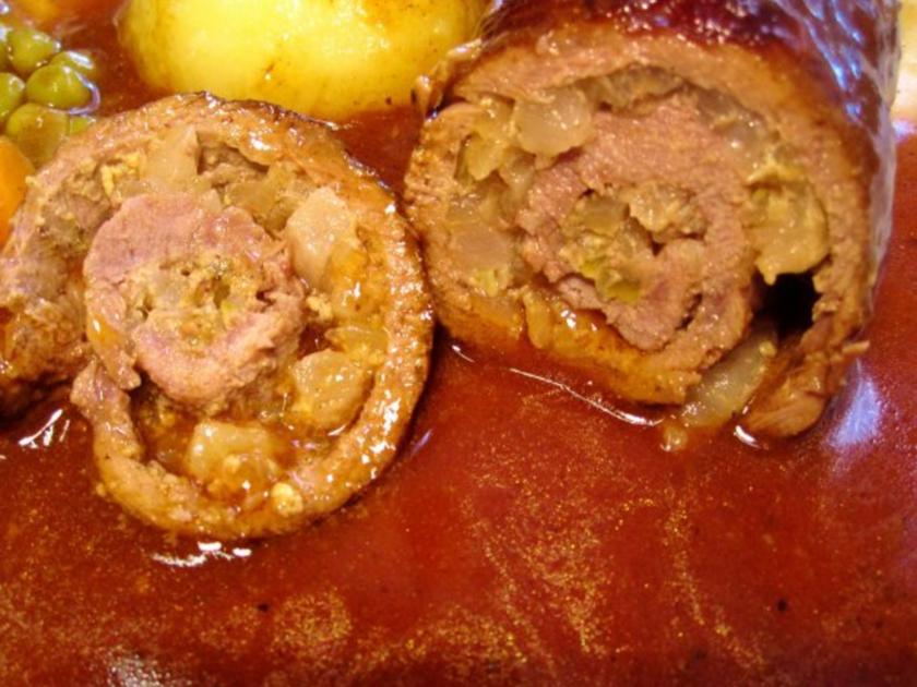 Klassische Rindsrouladen - nach Omas Art Klassische Rindsrouladen - nach Omas Art