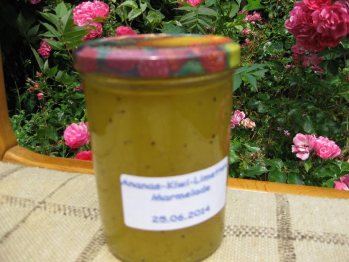 Ananas-Kiwi-Limetten-Marmelade - Rezept - Bild Nr. 3