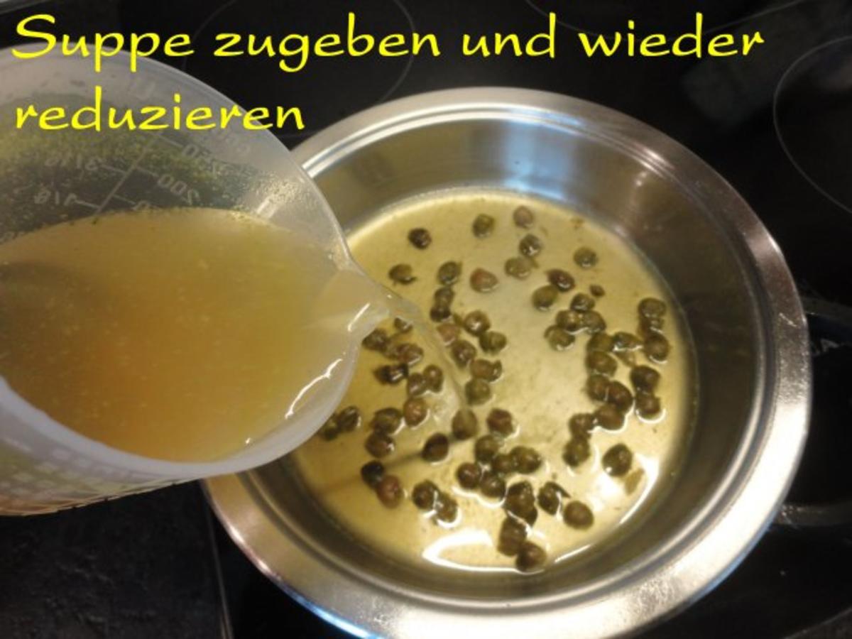 Hühner Filet mit Zitronen Kapern Sauce - Rezept - Bild Nr. 4