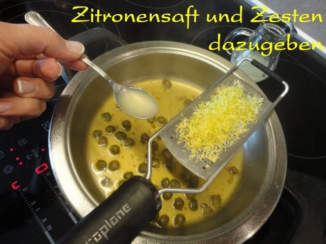 Rezept: Hühner Filet mit Zitronen Kapern Sauce Bild Nr. 5 Hühner Filet mit Zitronen Kapern Sauce - Rezept - Bild Nr. 5