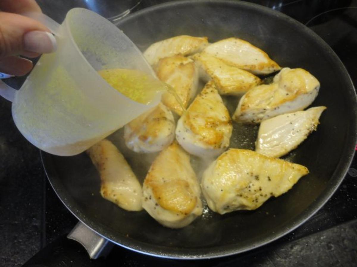 Hühner Filet mit Zitronen Kapern Sauce - Rezept - Bild Nr. 10