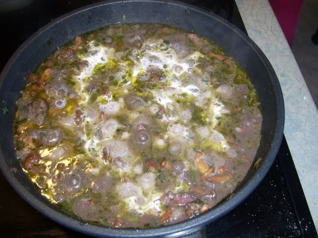 Rezept: Putenleber Stroganoff nach Jägerart Bild Nr. 7 Putenleber Stroganoff nach Jägerart - Rezept - Bild Nr. 7