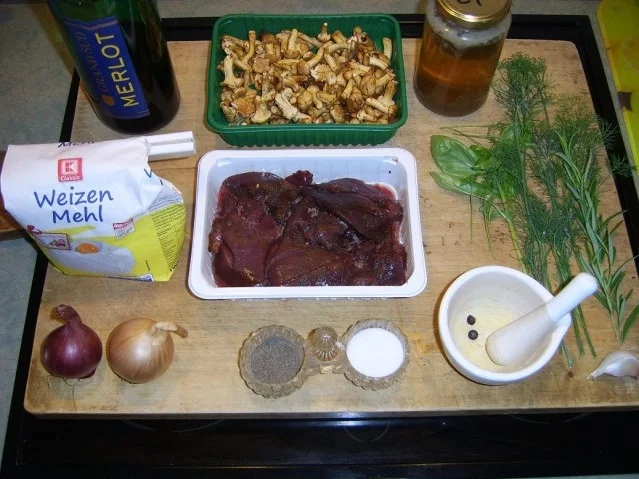 Rezept: Putenleber Stroganoff nach Jägerart Bild Nr. 2 Putenleber Stroganoff nach Jägerart - Rezept - Bild Nr. 2