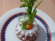 Rezept: Nusskรผchlein mit jungen Gartenmรถhren. Nusskรผchlein mit jungen Gartenmรถhren. - Rezept