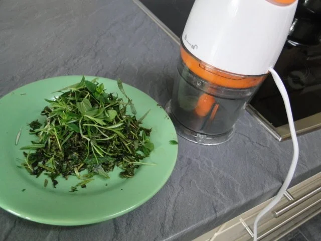 Rezept: Hackbraten mit frischen Kräuter, dazu Bild Nr. 2 Hackbraten mit frischen Kräuter, dazu - Rezept - Bild Nr. 2