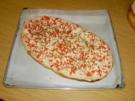 Pide mit Tomaten-Feta-Belag - Rezept