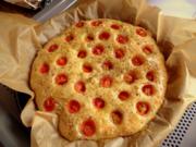 Tomaten-Focaccia; mediterranes Brot - Rezept